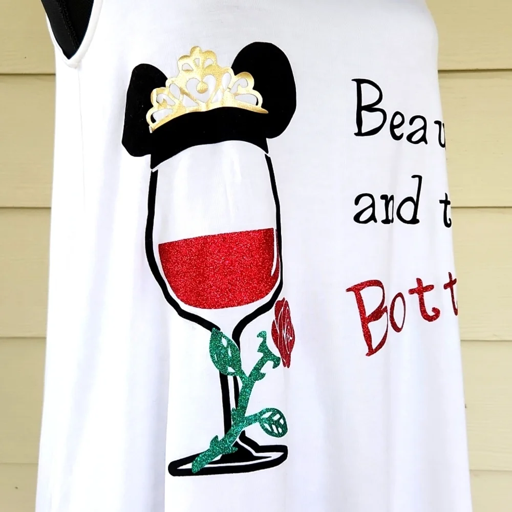 NEW Swing Luxe 'Calla Lily' Graphic Sleeveless Tee (M) - Picture 8 of 12